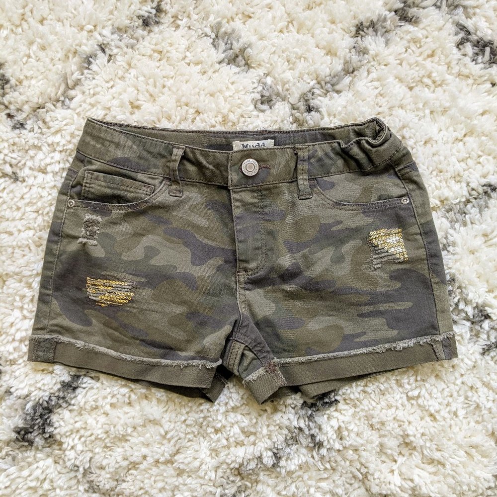 Girl's Mudd Camo shorts